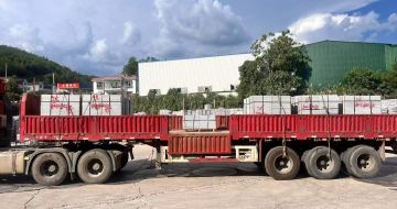 江苏 芝麻灰花岗岩地铺石出货日常