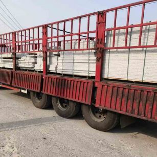 江苏 白麻荔枝面外墙干挂，工厂装车日常