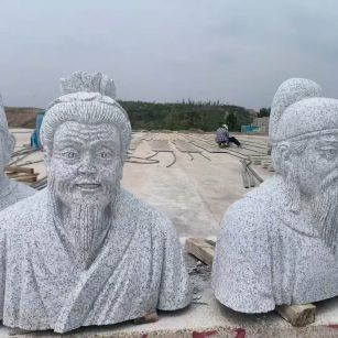 江苏 白麻花岗岩石材人物立体雕刻