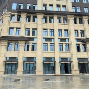 江苏 黄金麻花岗岩荔枝面小区外墙干挂