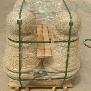 江苏 黄金麻异形定制雕花——棒棒糖挡车柱