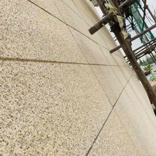 江苏 黄金麻花岗岩荔枝面外墙干挂石材效果示例