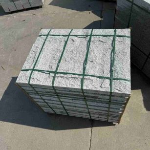 江苏 白麻花岗岩石材自然面蘑菇石成品