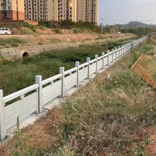 江苏 白麻河道栏杆效果展示图