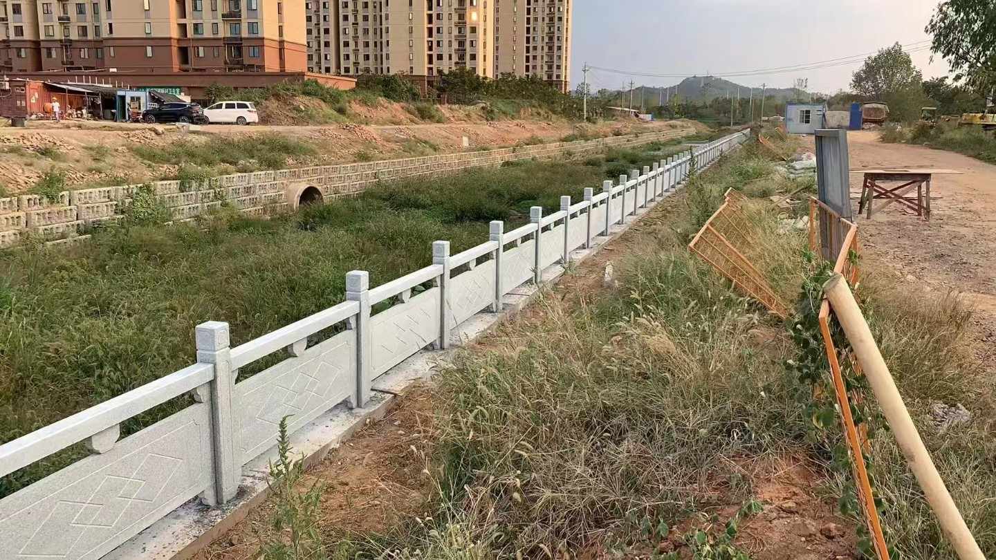 江苏 白麻河道栏杆效果展示图