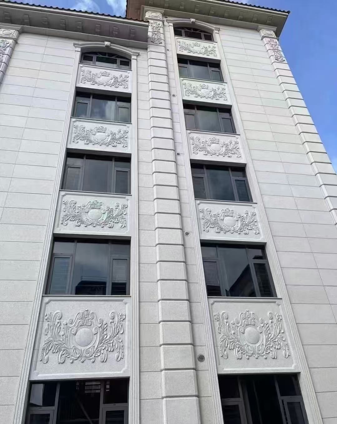 江苏 白麻荔枝面花岗岩别墅外墙干挂