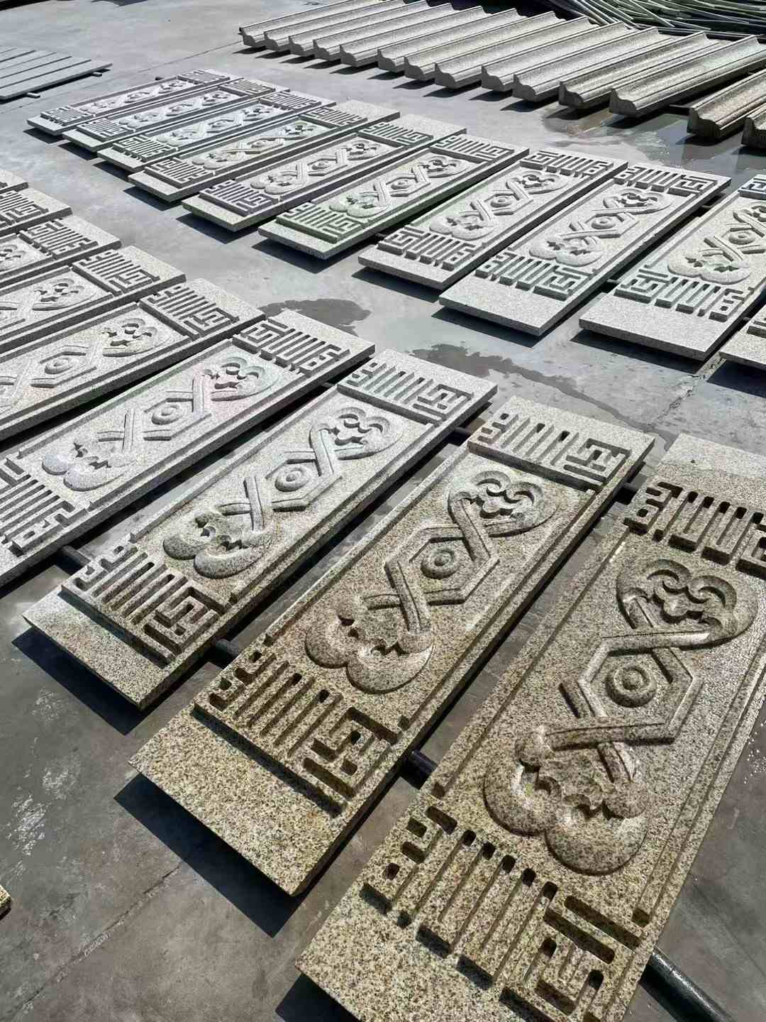 江苏 黄金麻花岗岩外墙雕刻板