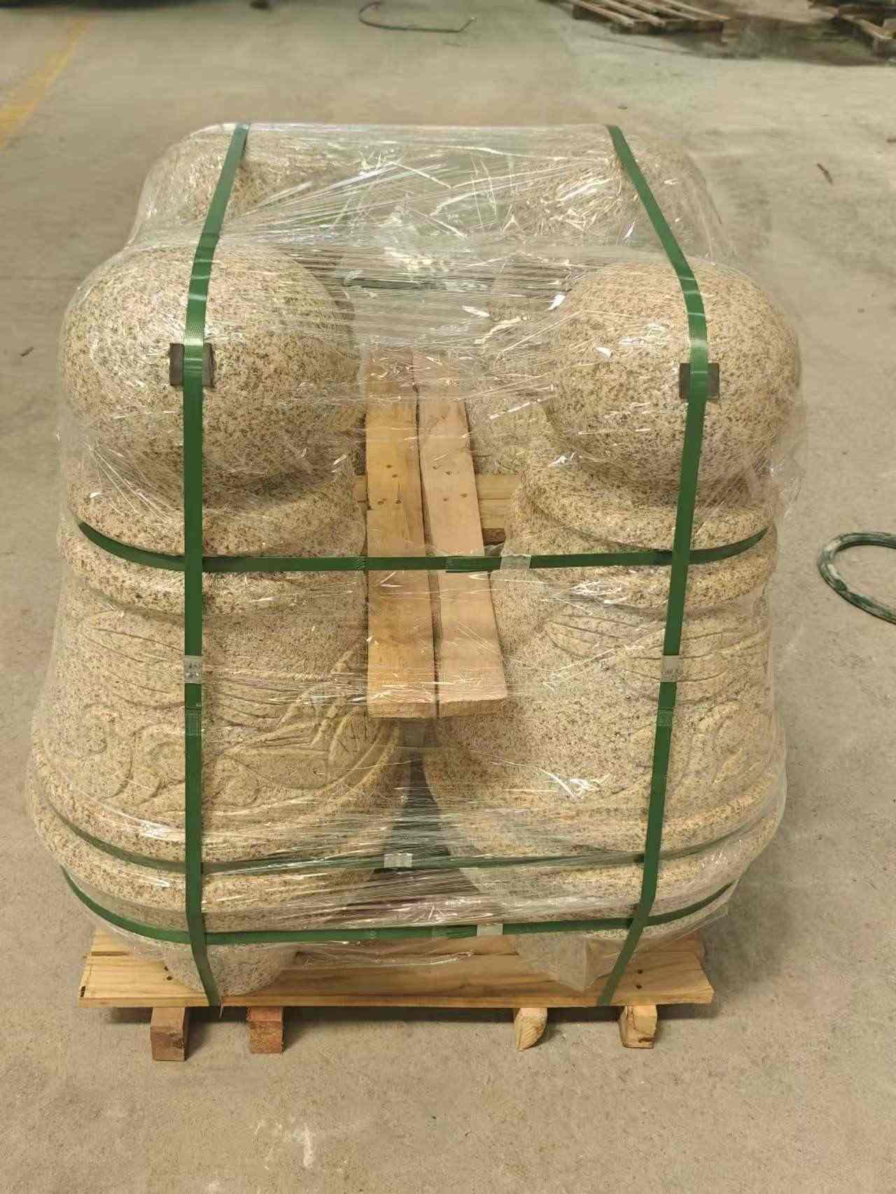 江苏 黄金麻异形定制雕花——棒棒糖挡车柱