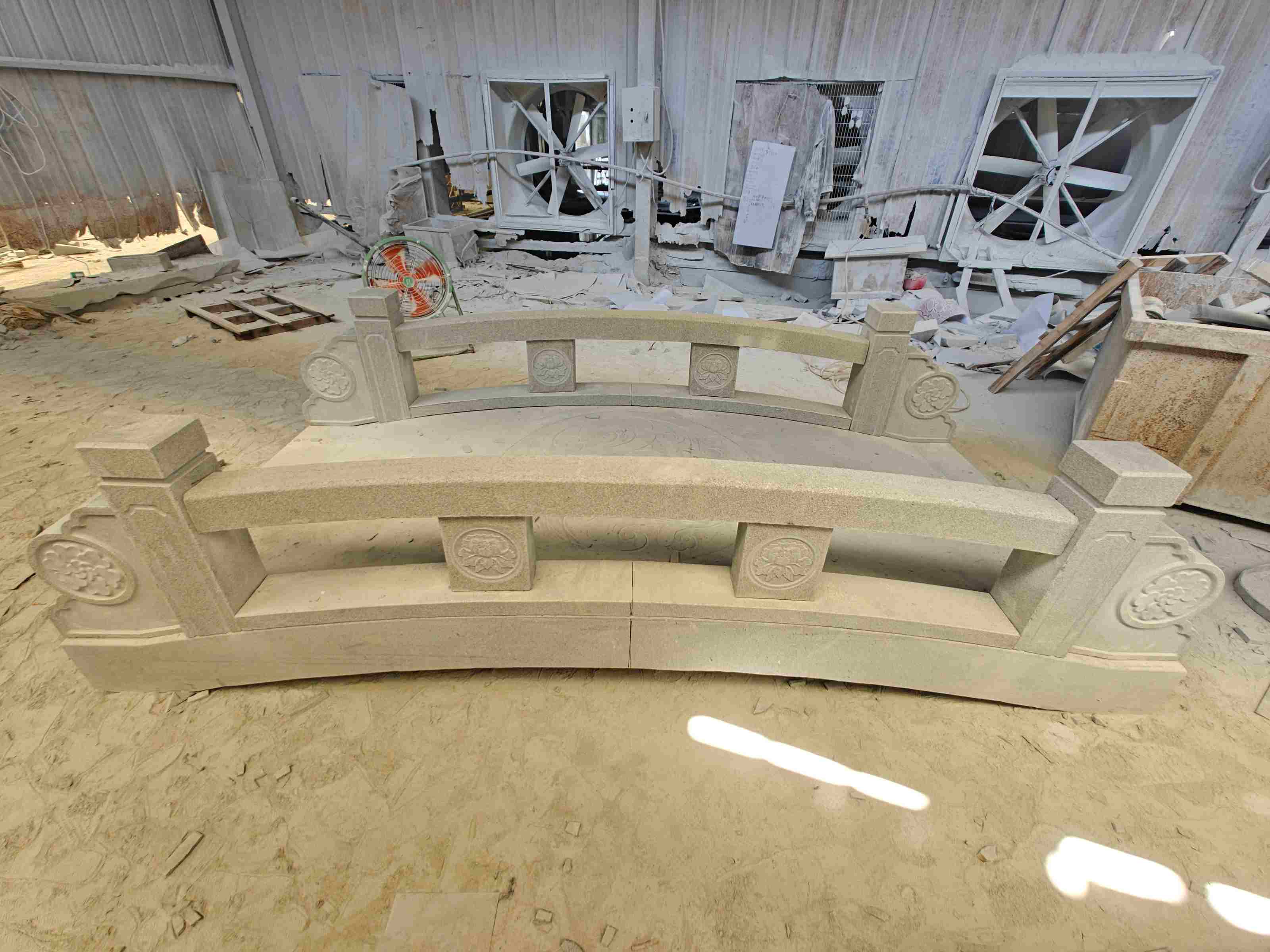 江苏 芝麻灰花岗岩异形加工-拱桥，石桥